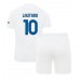 Inter Milan Lautaro Martinez #10 Replika Babykläder Borta matchkläder barn 2023-24 Korta ärmar (+ Korta byxor)